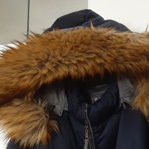 Winter navy blue coat